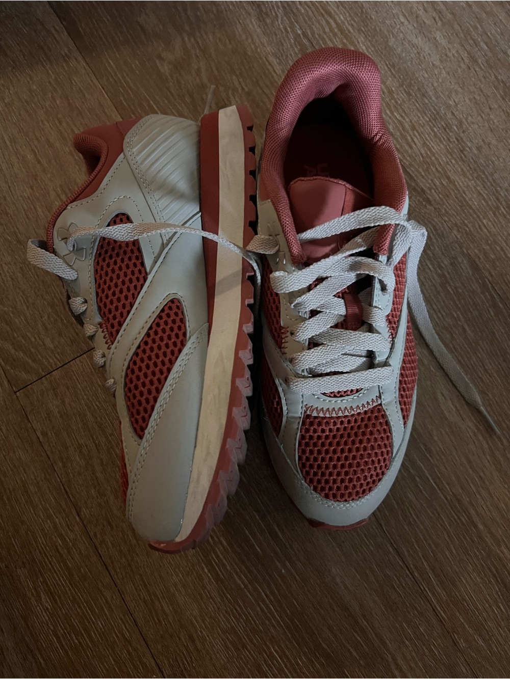New Balance Women’s Coral Mesh Athletic Sneakers - White & Coral